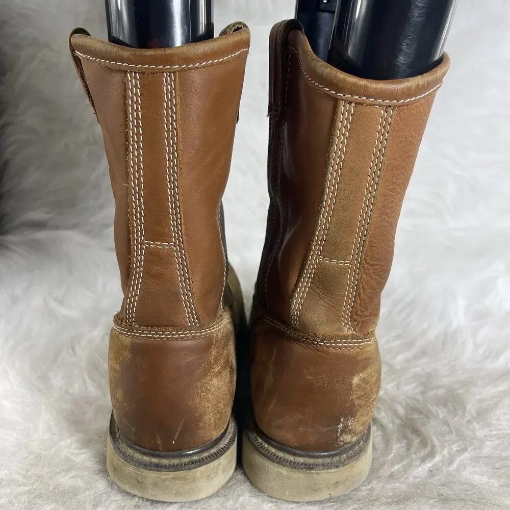 Mens ARIAT Rebar Wedge Pull On Composite Toe Work Boot sz 9.5 D